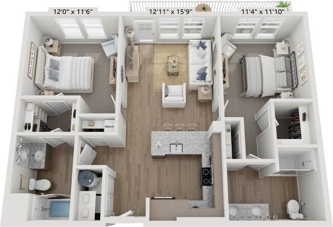 B2 - Jasper 3207 floor plan